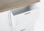 Sideboard in MDF two doors three drawers Bianca DOROTEA 123x40x h82 cm