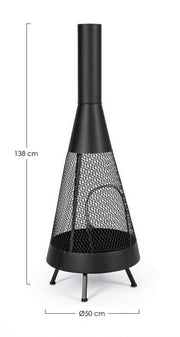 Brazier Efesto To Black D50X138H