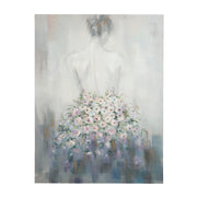 Oil painting on canvas Village 90x120 cm