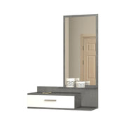Entrance furniture with Joy concrete mirror