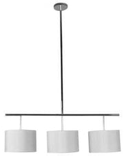 Chandelier with 3 hats Cylinder cm. 110 x 30 h 150