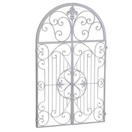 Ivory metal mirror cm61x3h103