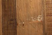 Design style white coffee table in recycled wood cm Ø90 - 38
