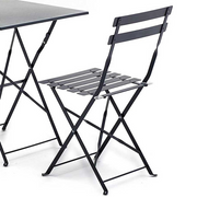 Set Bistrot anthracite Salmar