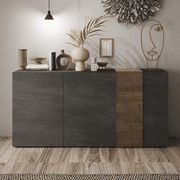 Sabry sideboard 3 titanium oak mercure doors