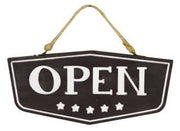 Targa open/closed ea-6435 cm. 35,5 x 1,5 h 17