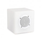 LED Garden Lamp Cube Speaker in Polyethylene 15x15cm
