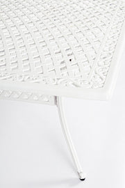Ivrea outdoor table rectangular white 107x 213 cm