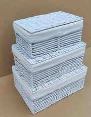 Paper Hilary 1-3 white box cm38x27h17