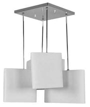 Modern white metal glass chandelier 72 x 68 h 63 cm