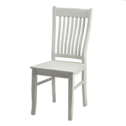 White Freiburg wood kitchen living room chair cm 42 x 45.5 x h41 - 90