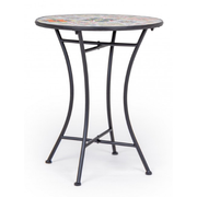 Paloma round table with ceramic top D60 for outdoor use