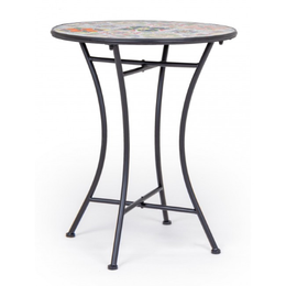 Paloma round table with ceramic top D60 for outdoor use