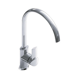 Mixer tap for kitchen sink chrome finish h.26.78x20.3 cm
