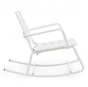 Rocking chair white bizzotto lillian