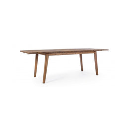 Extendable outdoor table in wood VARSAVIA 180 - 240x90x h76 cm