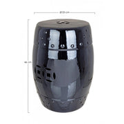 Sfinge Blues ceramic stool