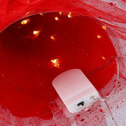 Led tip red fabric doll cm6x14h30