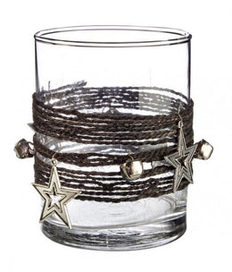 6x Black Twine Jar