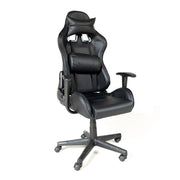 Sputnik black gaming chair with steel frame