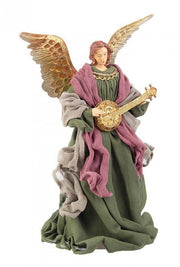 1x Luxurious Nativity Angel Stand H35