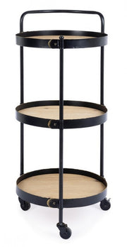 Jerrod 3 Shelf Vintage Trolley