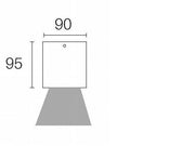 Ceiling spotlight 6W Led 3000K white lula line