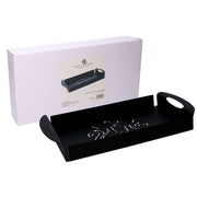 Rectangular black cat metal traycm41x20h5