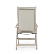 Reclining outdoor armchair Tortora VICTOR 59x71x h113 cm