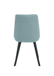 Set of 4 Microfiber Chairs 48cm x 60cm x 87cm