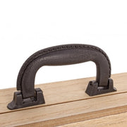 Wooden table clock 36 x 25 cm