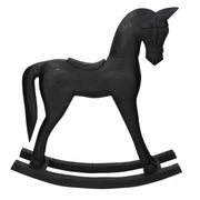 Black wooden horse cm36x9h39