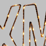 XMAS Copper MicroLED 38cm warm white led writing