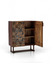 Ethnic sideboard in brown mango wood cm 100 x 45 x h 120