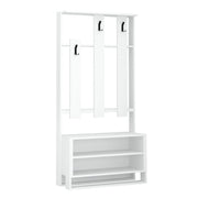 Chester white entrance furniture 90x36xh.180 cm