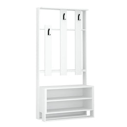 Chester white entrance furniture 90x36xh.180 cm