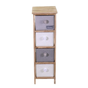 Brenda chest of drawers button 4 drawers cm26x32h81