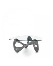 Coffee table 100 x 100 - Transparent - Tetris