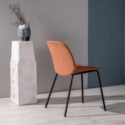 Set of 4 Fabric Chairs 57cm x 46cm H. 80cm