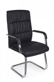 Sydney office armchair with black eco-leather armrests