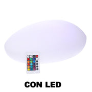 Led lamp in rechargeable multicolor plastic