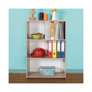 Office bookcase with 3 shelves, Sonoma colour, 72x34xh.109 cm