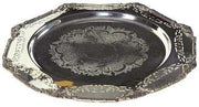 Octagonal silver plate bh-0166 Ø cm. 30