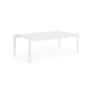 Calypso white coffee table 110x60 cm
