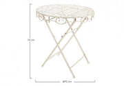 Emily classic table in metal
