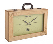 Wooden table clock 36 x 25 cm
