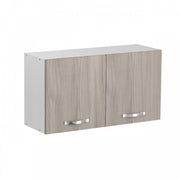Elm over-hood wall unit with 2 kitchen doors Cm 90x32xh49