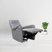 Light Grey Electric Recliner Chair 82 x 98 x 109 cm