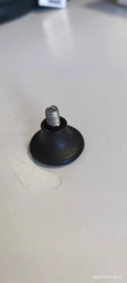 Table base in gray aluminum