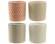 Stoneware vases 4 assorted colors